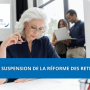 Suspension de la réforme des retraites